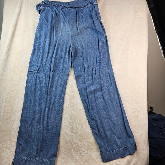 Cloth & Stone Paper Bag Relaxed Denim Jeans 28 Wide Leg Women’s Anthropologie - Picture 9 of 11